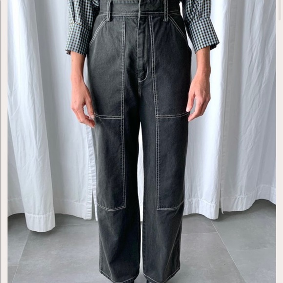 No.6 Jackson Pant in Olive - Picture 1 of 10